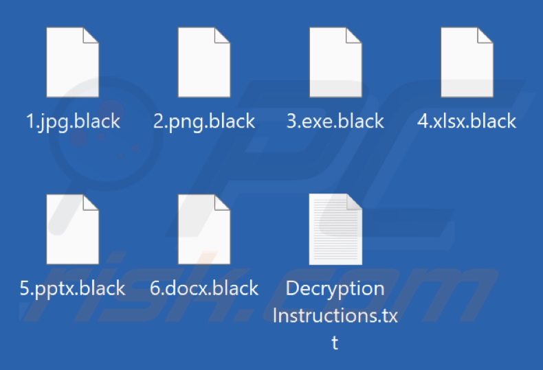 Bestanden versleuteld door Black (Prince) ransomware (.black extensie)
