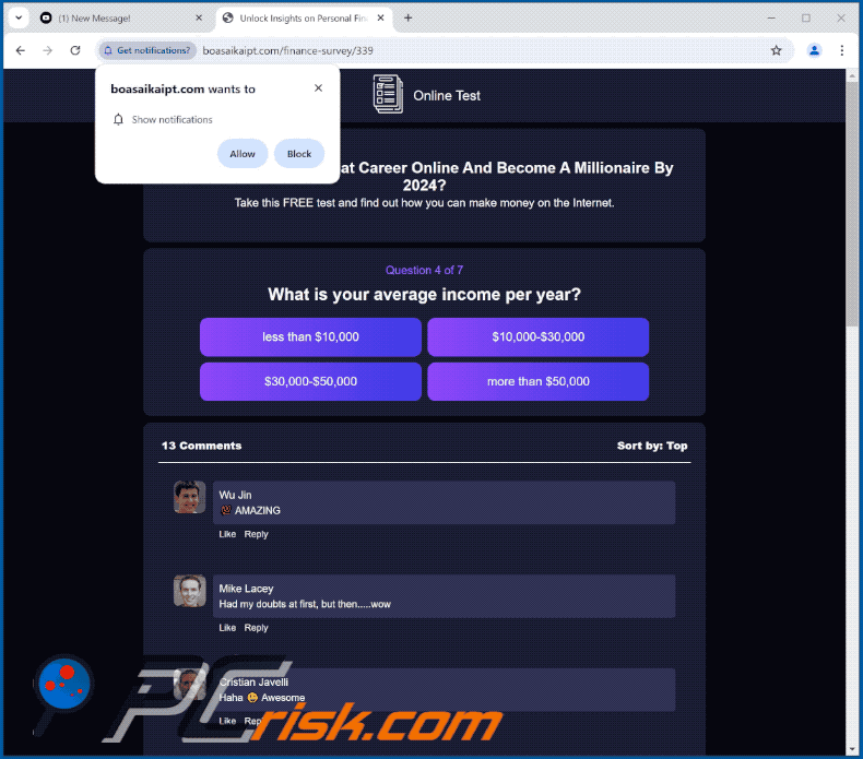 boasaikaipt[.]com website optreden (GIF)