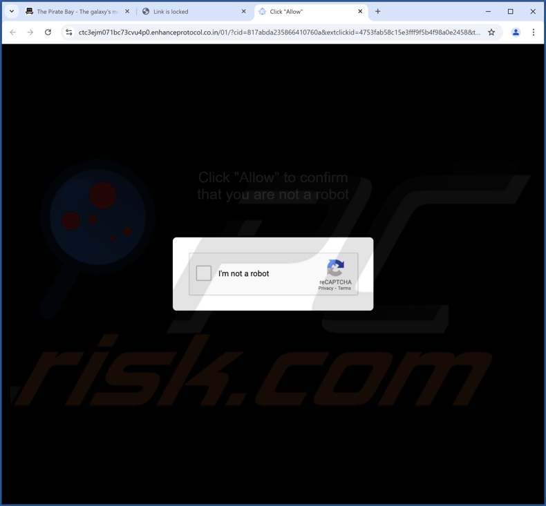 enhanceprotocol.co[.]in pop-up omleidingen