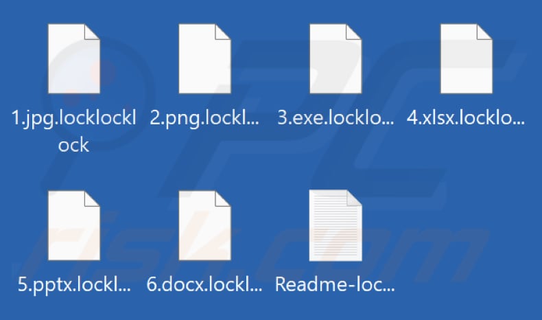 Bestanden versleuteld door Locklocklock ransomware (.locklocklock extensie)