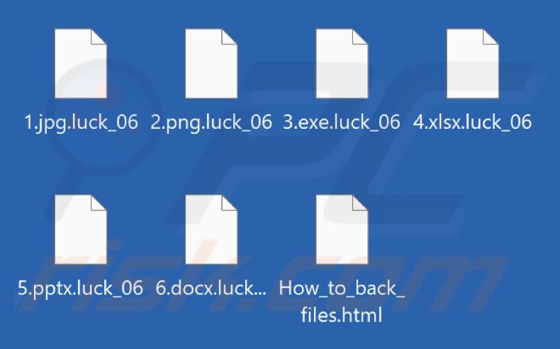 Bestanden versleuteld door Luck (MedusaLocker) ransomware (.luck_06 extensie)