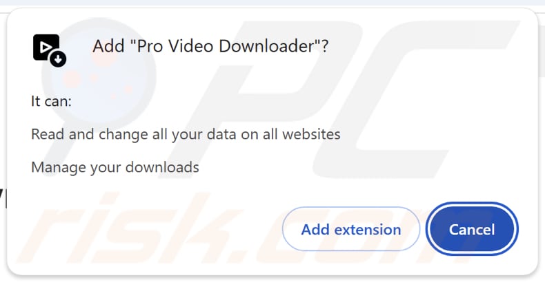 Pro Video Downloader adware rechten