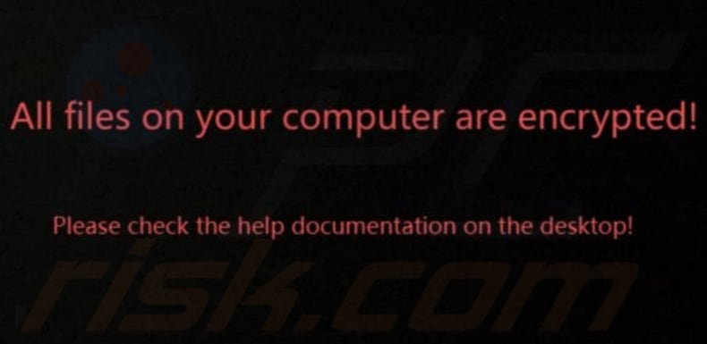 Starcat ransomware behang