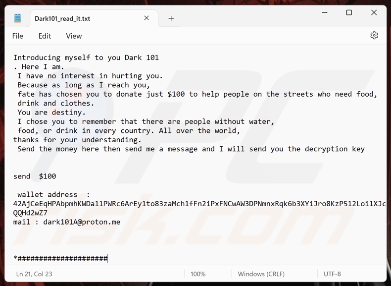 Dark 101 ransomware losgeldbrief (Dark101_read_it.txt)