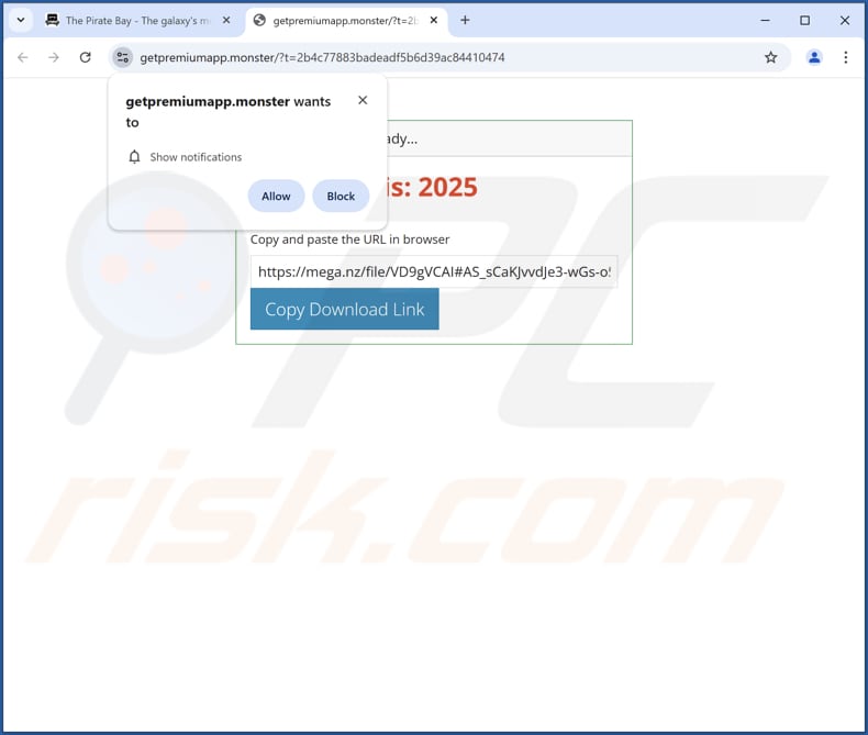 Miasfj App ongewenste toepassing distributiepagina