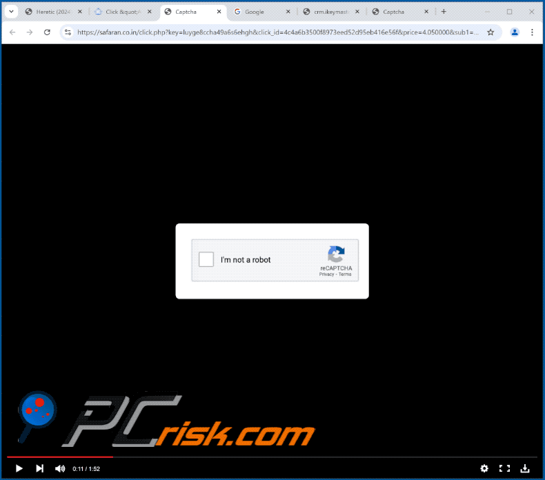 safaran.co[.]in website uiterlijk (GIF)