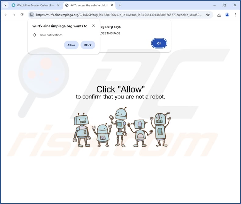 ainasimplega[.]org ads