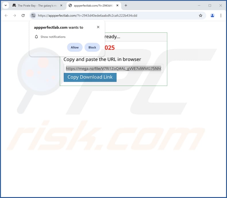 appperfectlab[.]com advertenties