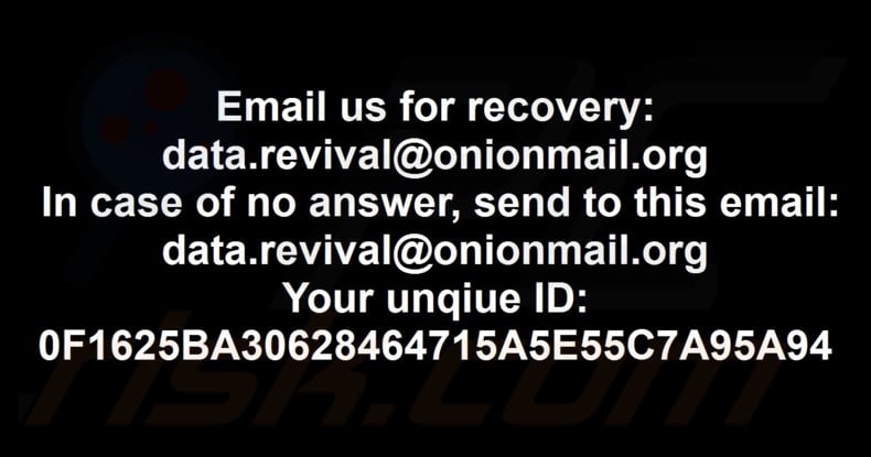 Data ransomware behang