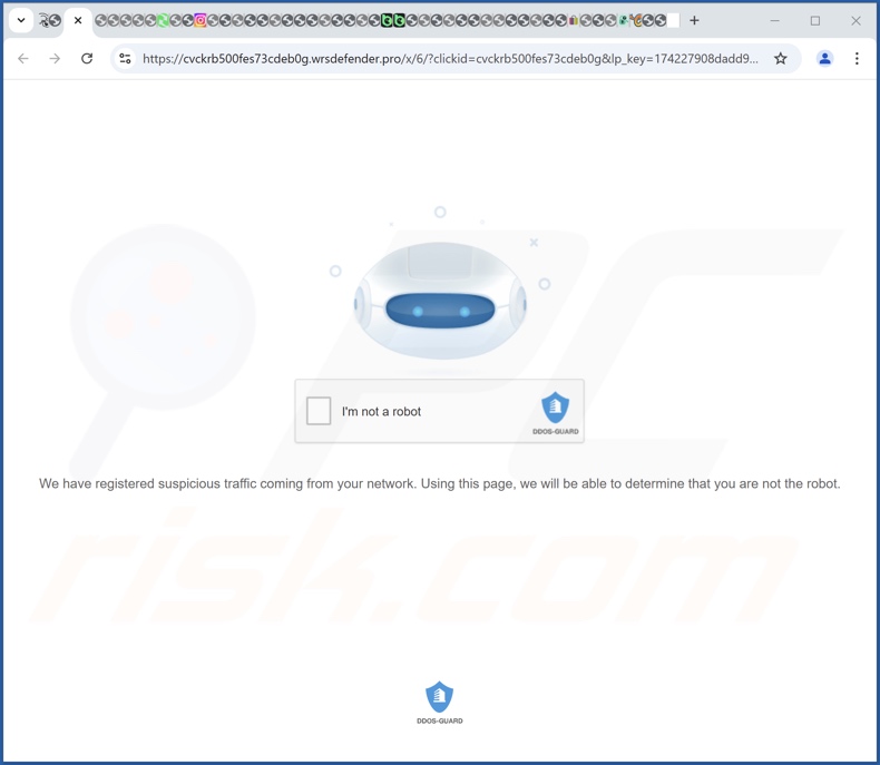 Website van de Defender-familie (wrsdefender[.]pro)