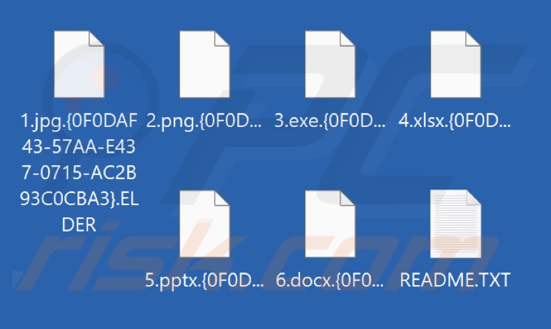 Bestanden versleuteld door ELDER (Beast) ransomware (.{random_string}.ELDER extensie)