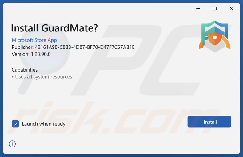 GuardMate installatie instelling