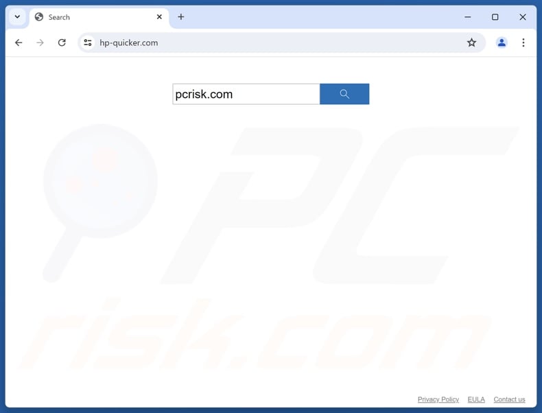hp-quicker.com valse zoekmachine