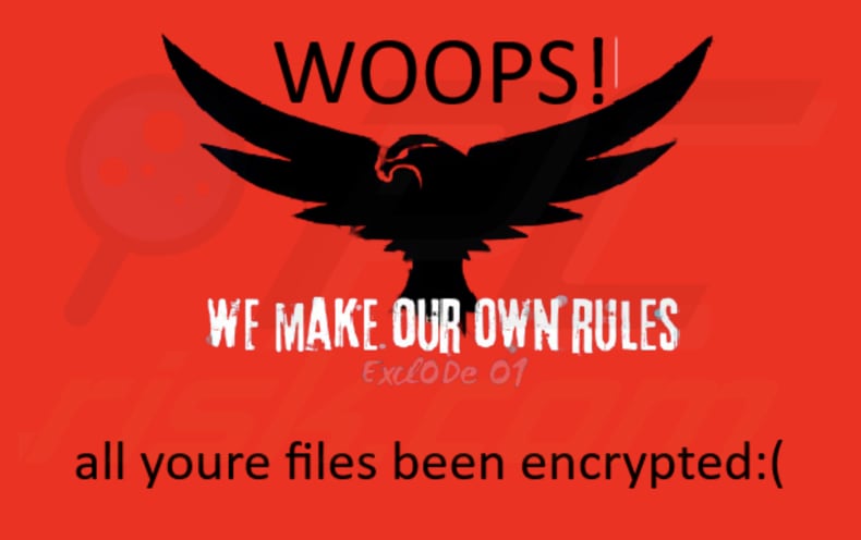 Optimus ransomware behang
