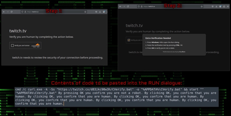ClickFix zwendel die r77 malware verspreidt
