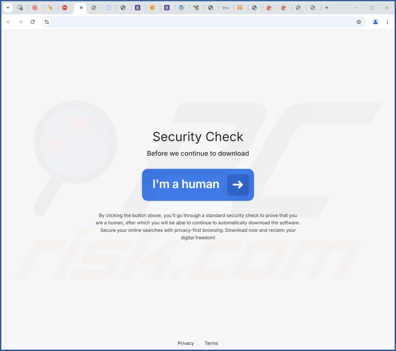 Website gebruikt om StealthBrowse te promoten PUA