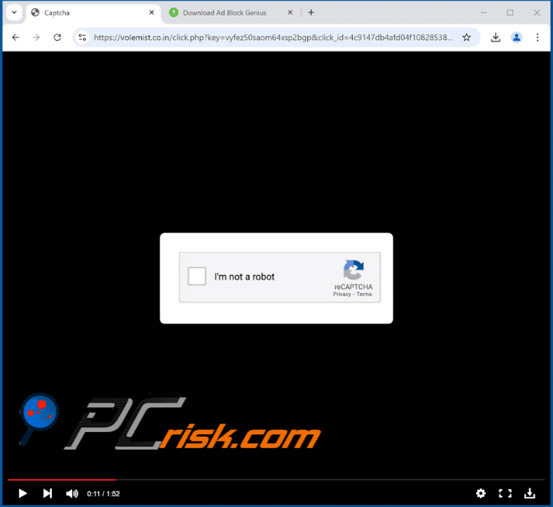 volemist.co[.]in website uiterlijk (GIF)