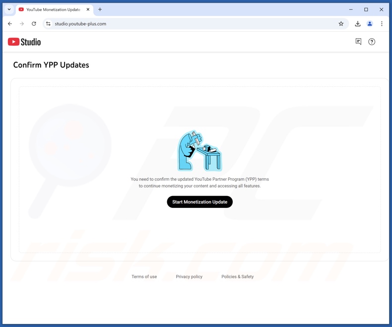 YouTube Partner Program Monetization Update oplichterij