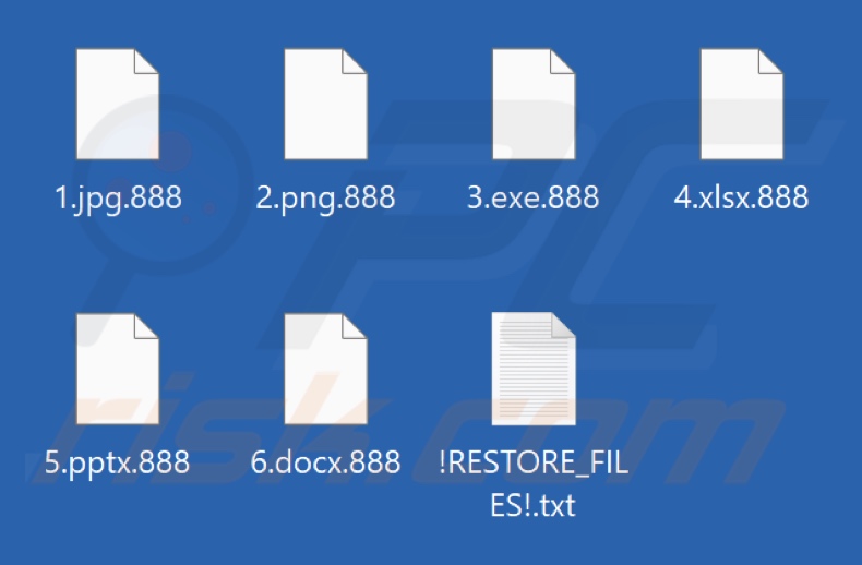 Bestanden versleuteld door 888 ransomware (.888 extensie)