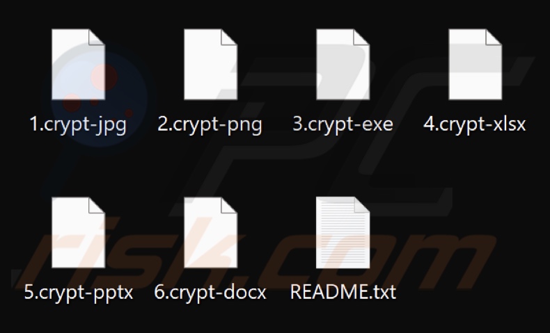 Bestanden versleuteld door FMLN ransomware (.crypt-[original_extension] extensie)