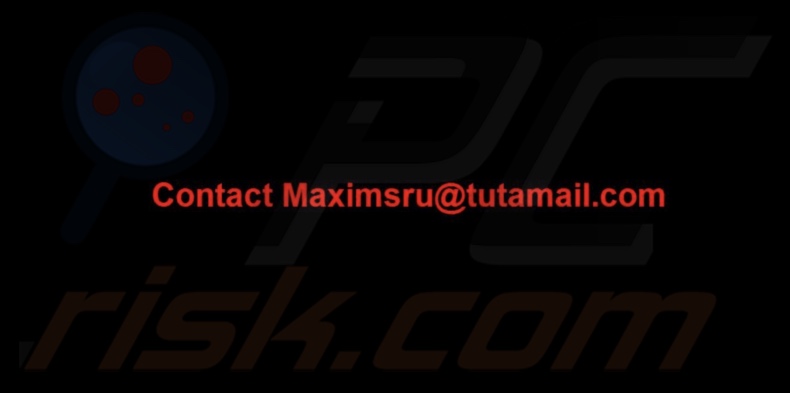 Maximsru ransomware behang