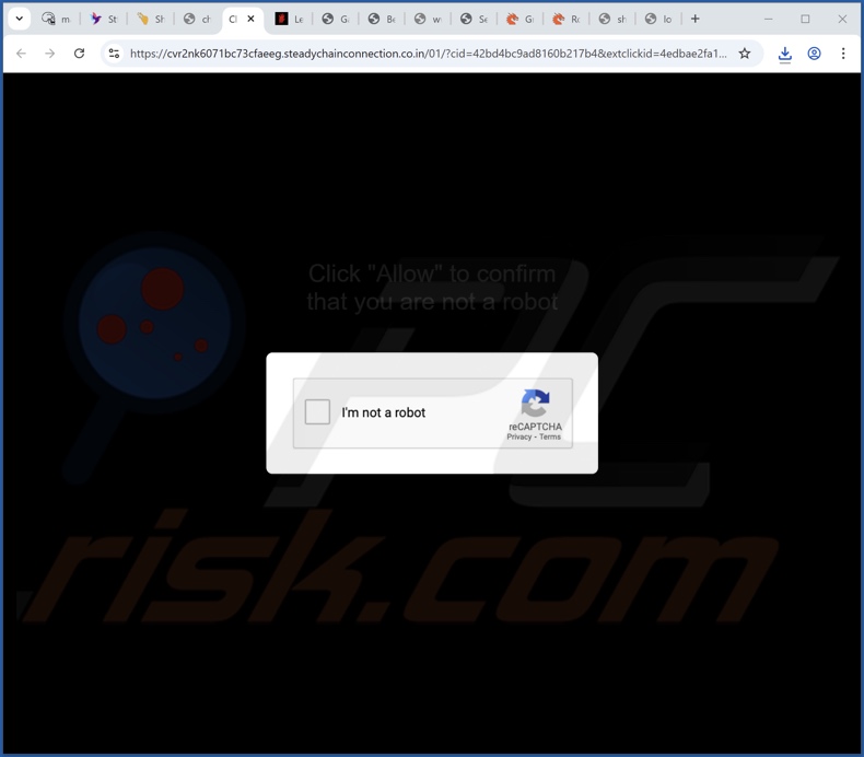 steadychainconnection.co[.]in pop-up omleidingen
