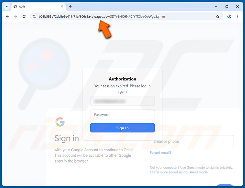 Phishing site gepromoot via Binance - Urgent Security Alert email oplichting (2025-05-06)