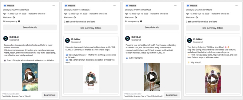 Kwaadaardige Facebook-advertenties die worden gebruikt om PureHVNC-malware te promoten