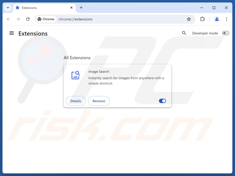 Find.searchtheimage.com gerelateerde Google Chrome-extensies verwijderen