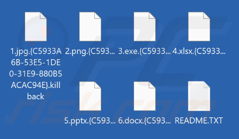 Bestanden versleuteld door KillBack-ransomware (extensie .killback)