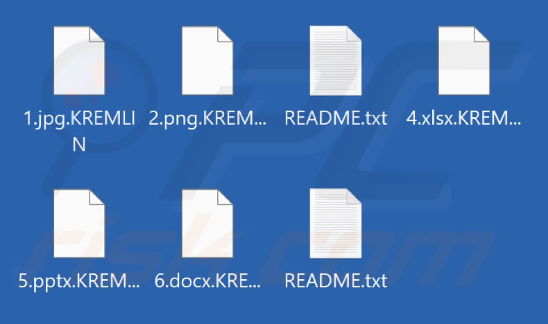 Bestanden versleuteld door KREMLIN-ransomware (extensie .KREMLIN)