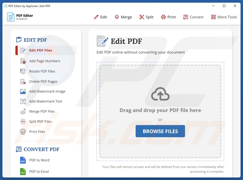 PDF Editor By AppSuite PUA gebruikt om TamperedChef-malware te infiltreren