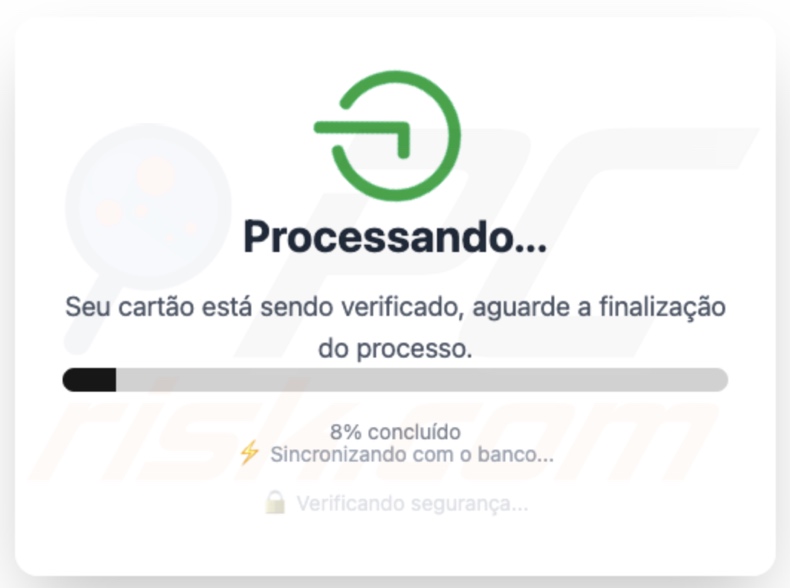 PhantomCard-malware weergegeven scherm 4 (verificatie)