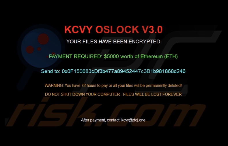 KCVY OSLOCK ransomwarebericht