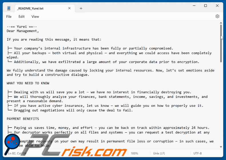 Yurei ransomware losgeldbrief (_README_Yurei.txt) GIF