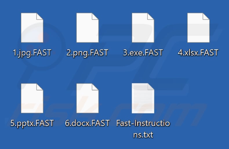 Bestanden versleuteld door FastLock-ransomware (extensie .FAST)