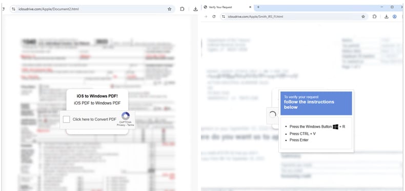 MonsterV2-malware ClickFix-techniek gebruikt voor levering (bron: proofpoint.com)