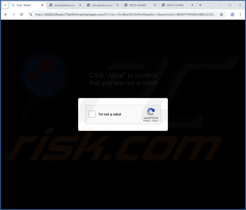 netchainspan[.]com ads