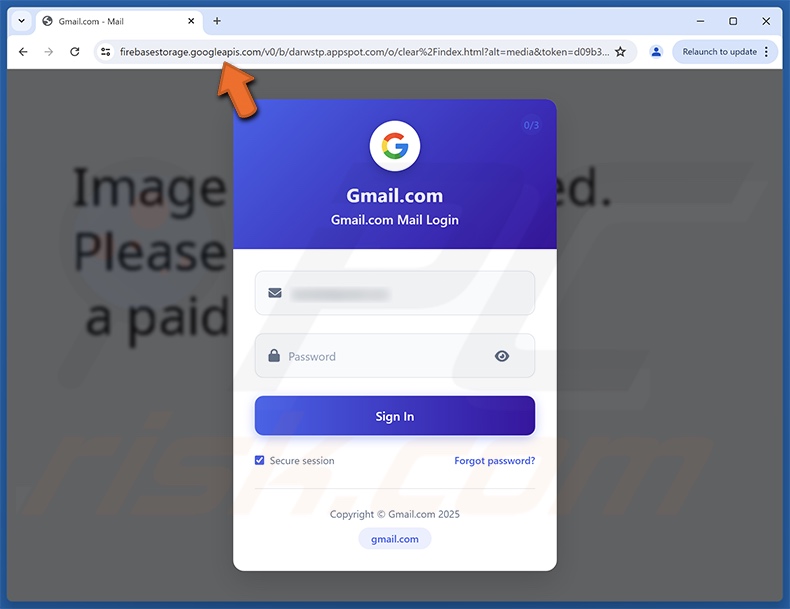 Routine Account Check frauduleuze e-mail promootte phishing-website