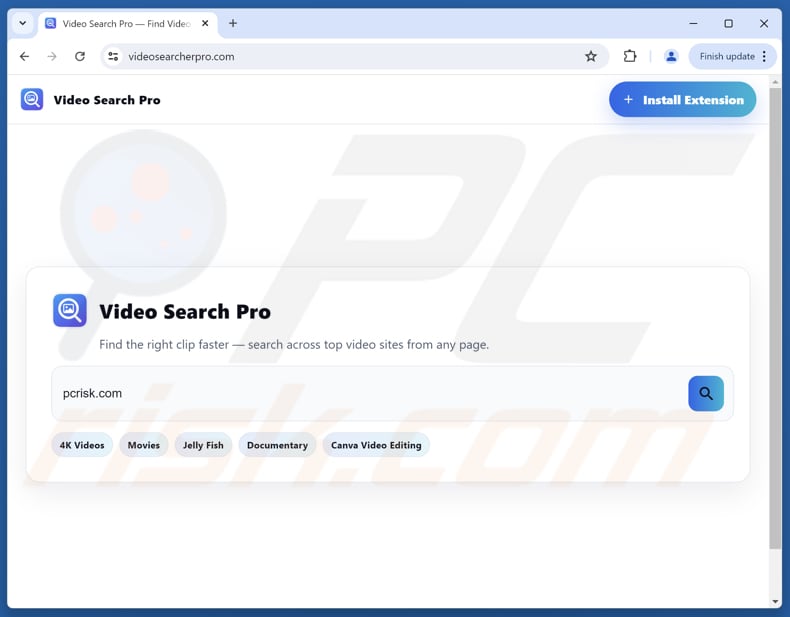 videosearcherpro.com browserkaper