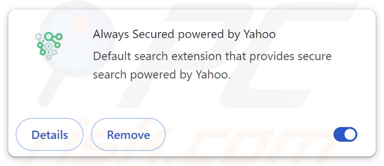 Always Secured powered by Yahoo browserkaper