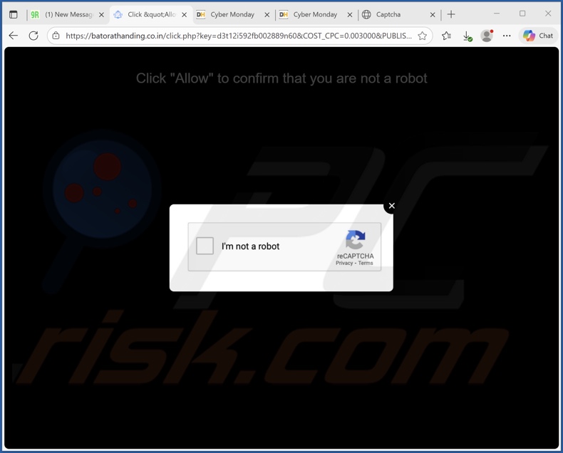 batorathanding.co[.]in pop-up omleidingen
