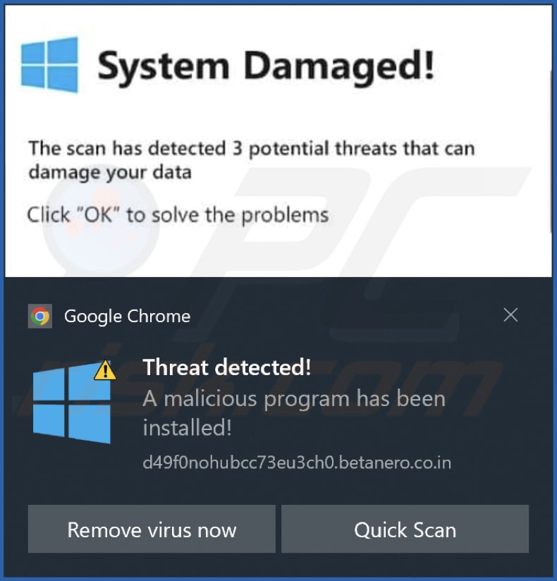 betanero.co[.]in kennisgeving