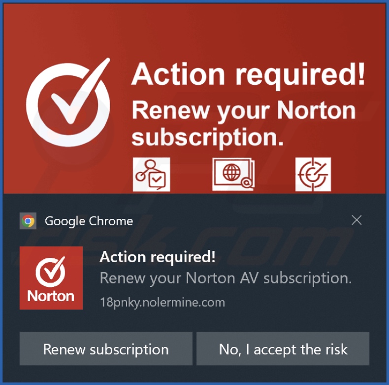 Advertentie geleverd door de webpagina nolermine[.]com