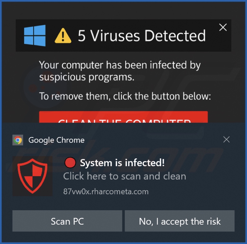 Advertentie geleverd door de webpagina rharcometa[.]com