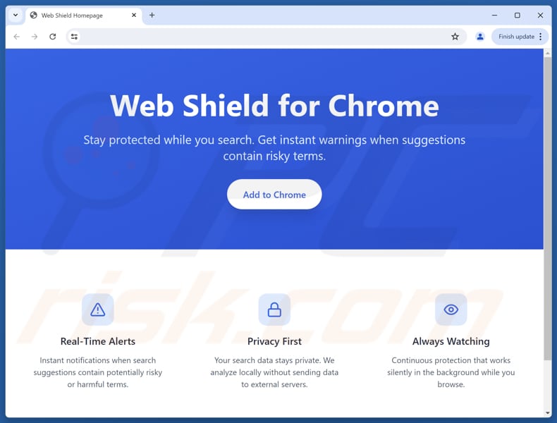 service.webshieldhub.com tweede promotiewebsite