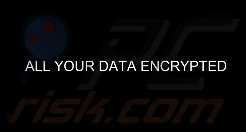 Black Shrantac ransomware behang