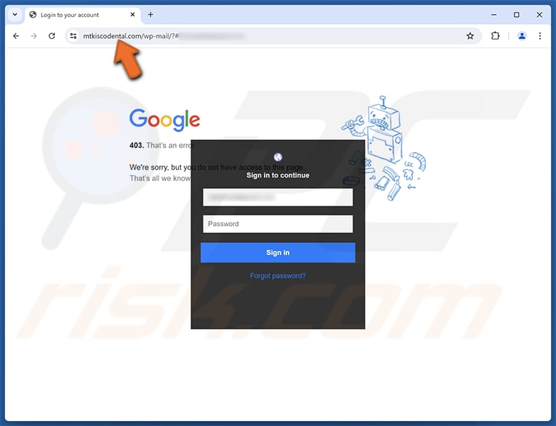 HSBC - Invoice Details E-mailzwendel phishingpagina