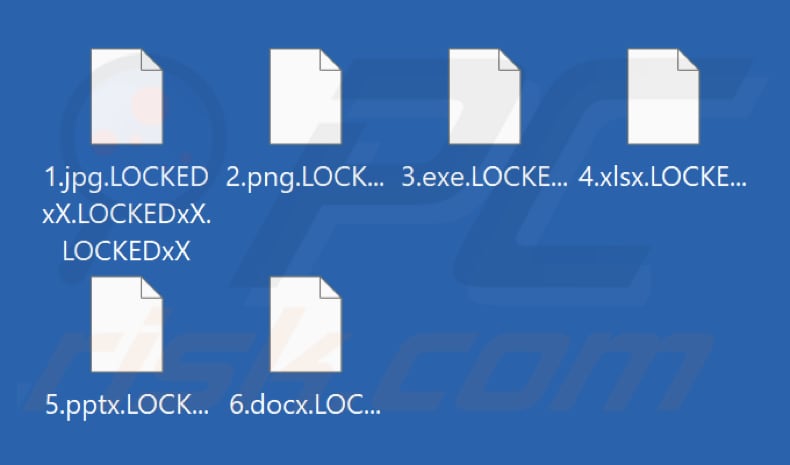 Bestanden versleuteld door ShadowLock ransomware (extensie .LOCKEDxX)