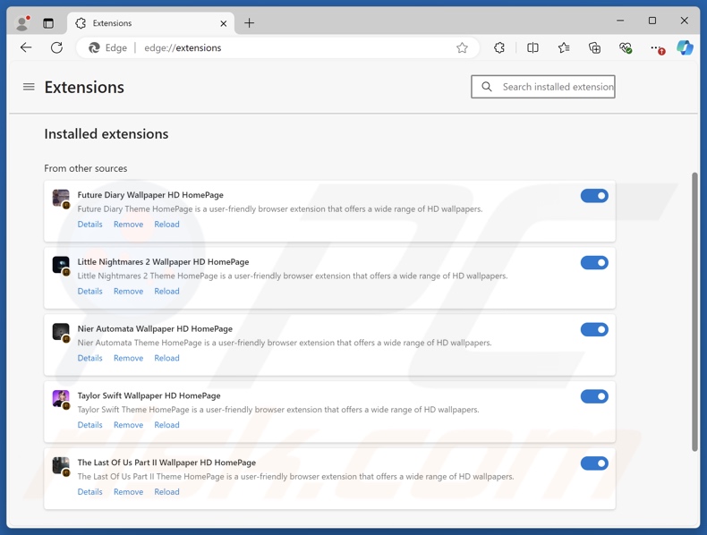 ShadyPanda geïnstalleerd op Edge